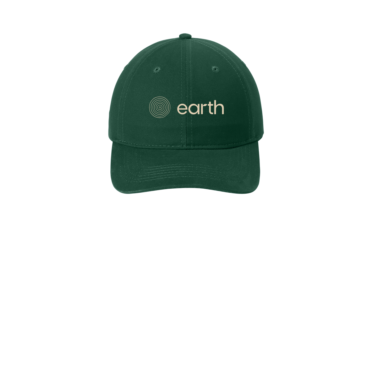 earthfuneral-low-profile-dad-cap-embroidery-capfront-CP77-hunter-flat-front