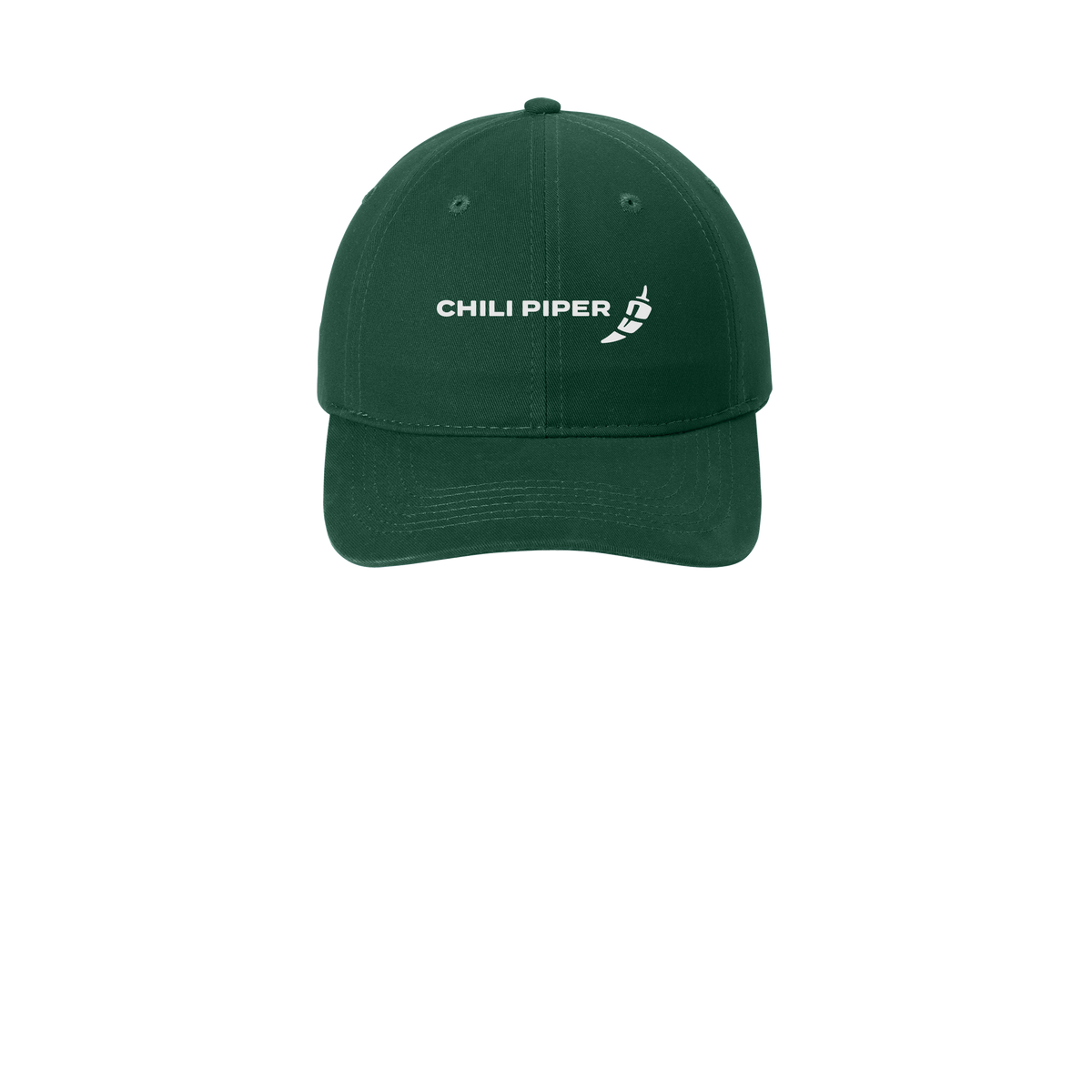 chilipiper-low-profile-dad-cap-embroidery-capfront-CP77-hunter-flat-front