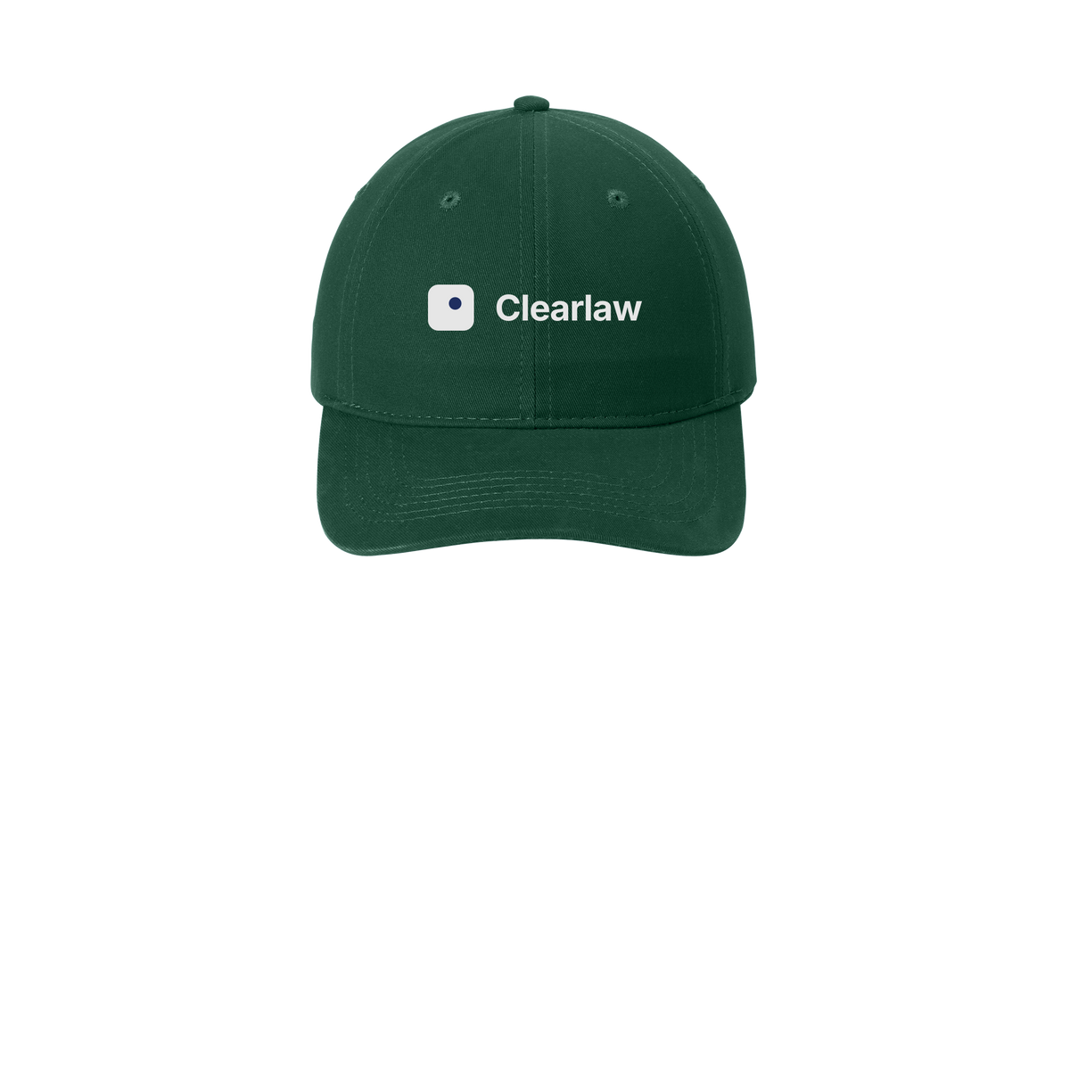clearlaw-low-profile-dad-cap-embroidery-capfront-CP77-hunter-flat-front