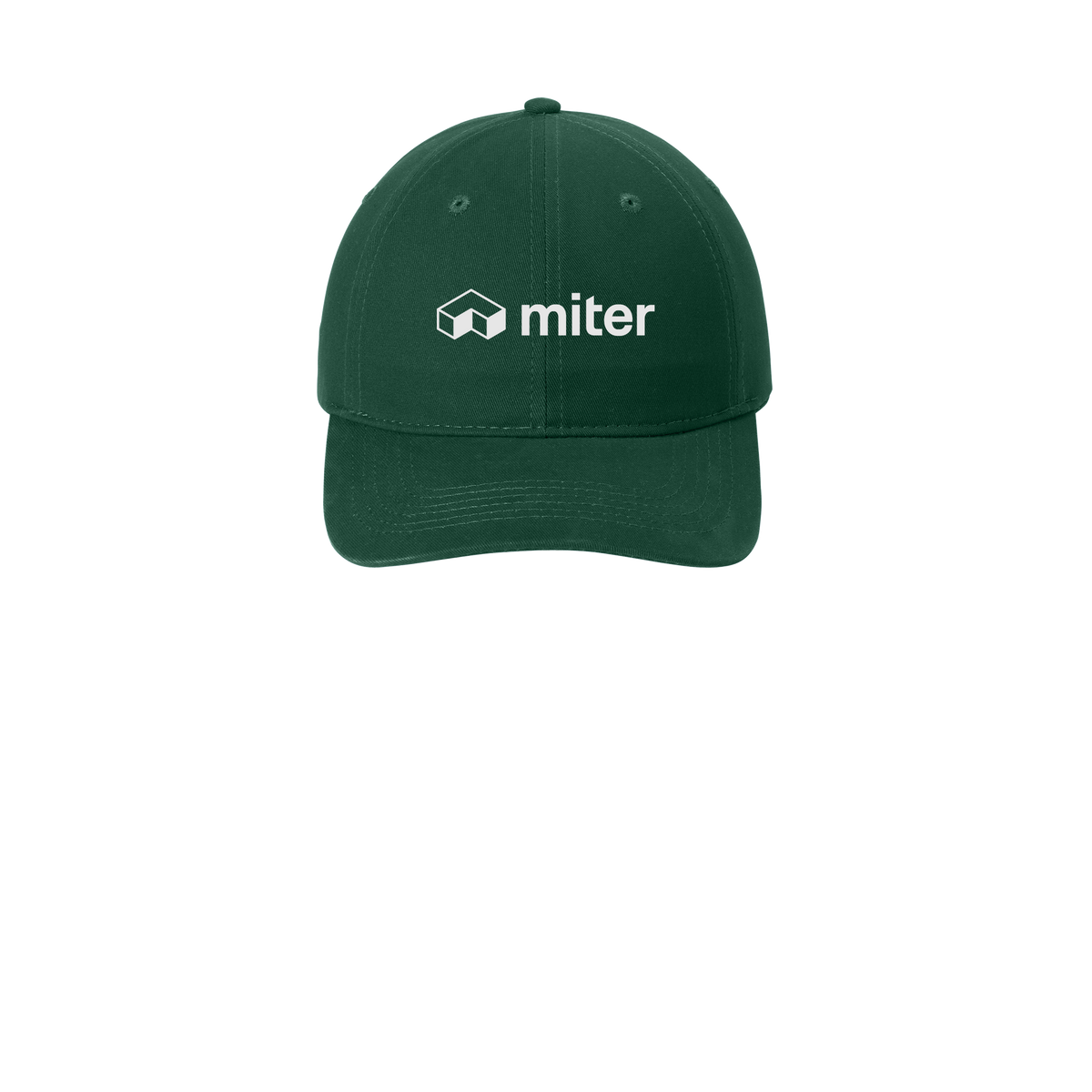 miter-low-profile-dad-cap-embroidery-capfront-CP77-hunter-flat-front
