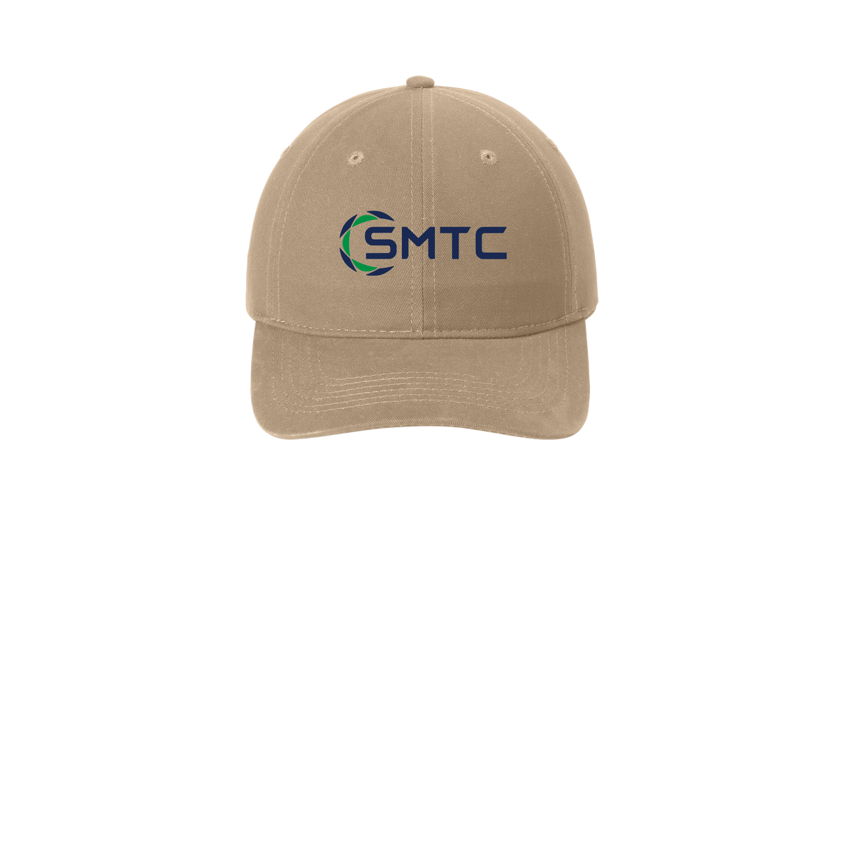 smtc-low-profile-dad-cap-embroidery-capfront-CP77-khaki-flat-front