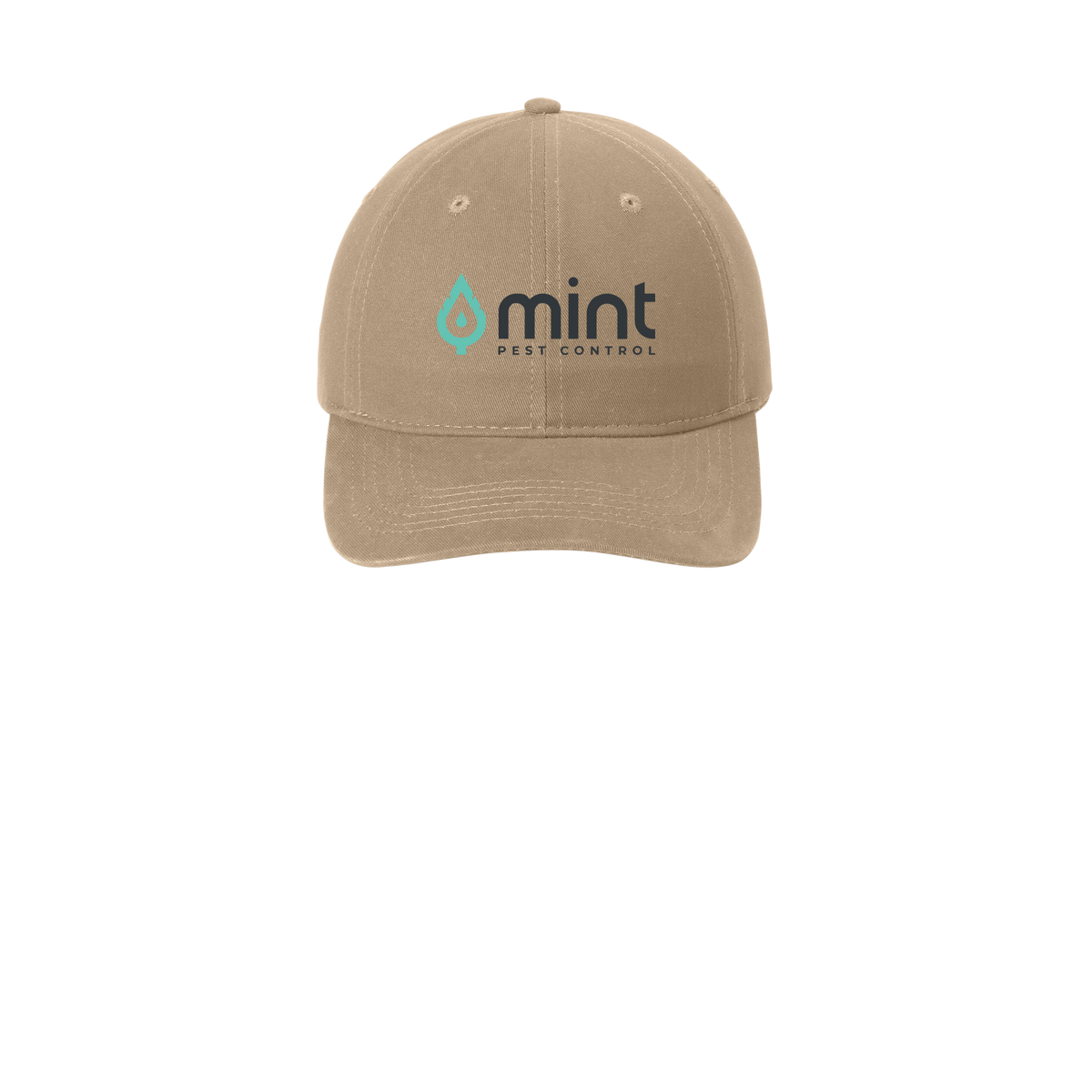 mintpest-low-profile-dad-cap-embroidery-capfront-CP77-khaki-flat-front