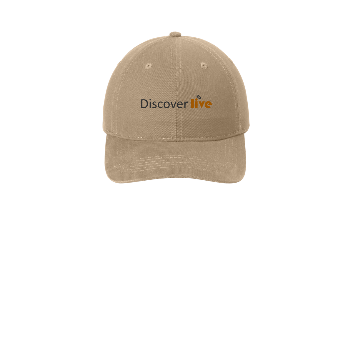 discover-low-profile-dad-cap-embroidery-capfront-CP77-khaki-flat-front