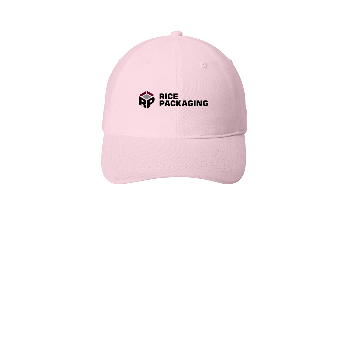 ricepackaging-low-profile-dad-cap-embroidery-capfront-CP77-lightpink-flat-front