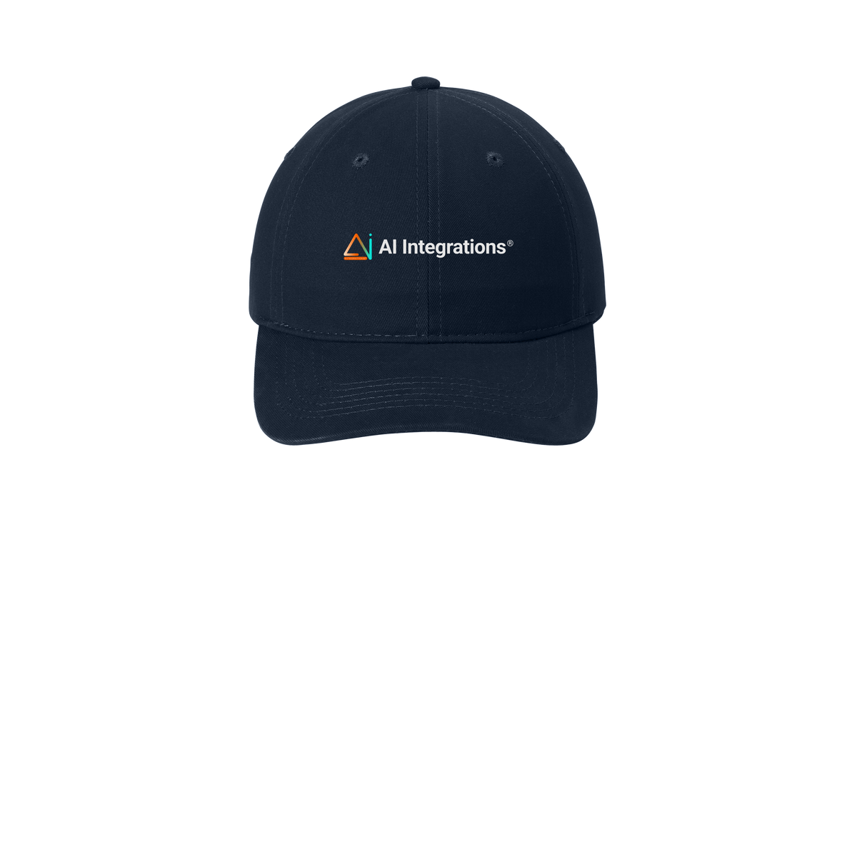 aiintegrations-low-profile-dad-cap-embroidery-capfront-CP77-navy-flat-front