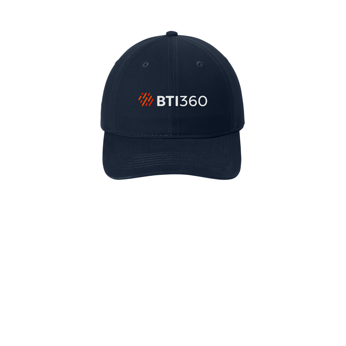 bti360-low-profile-dad-cap-embroidery-capfront-CP77-navy-flat-front