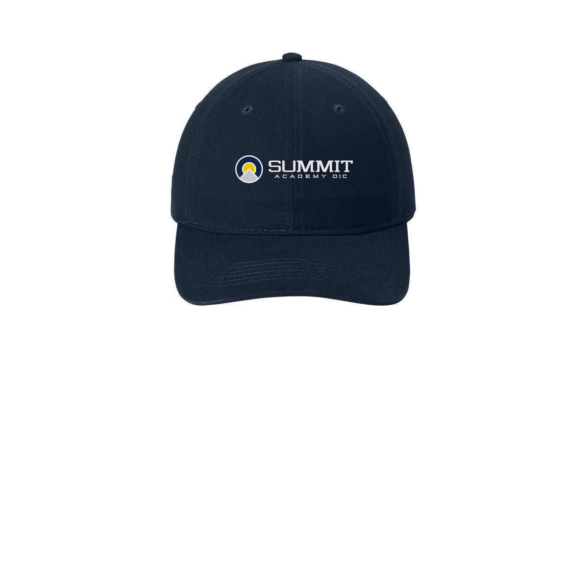saoic-low-profile-dad-cap-embroidery-capfront-CP77-navy-flat-front