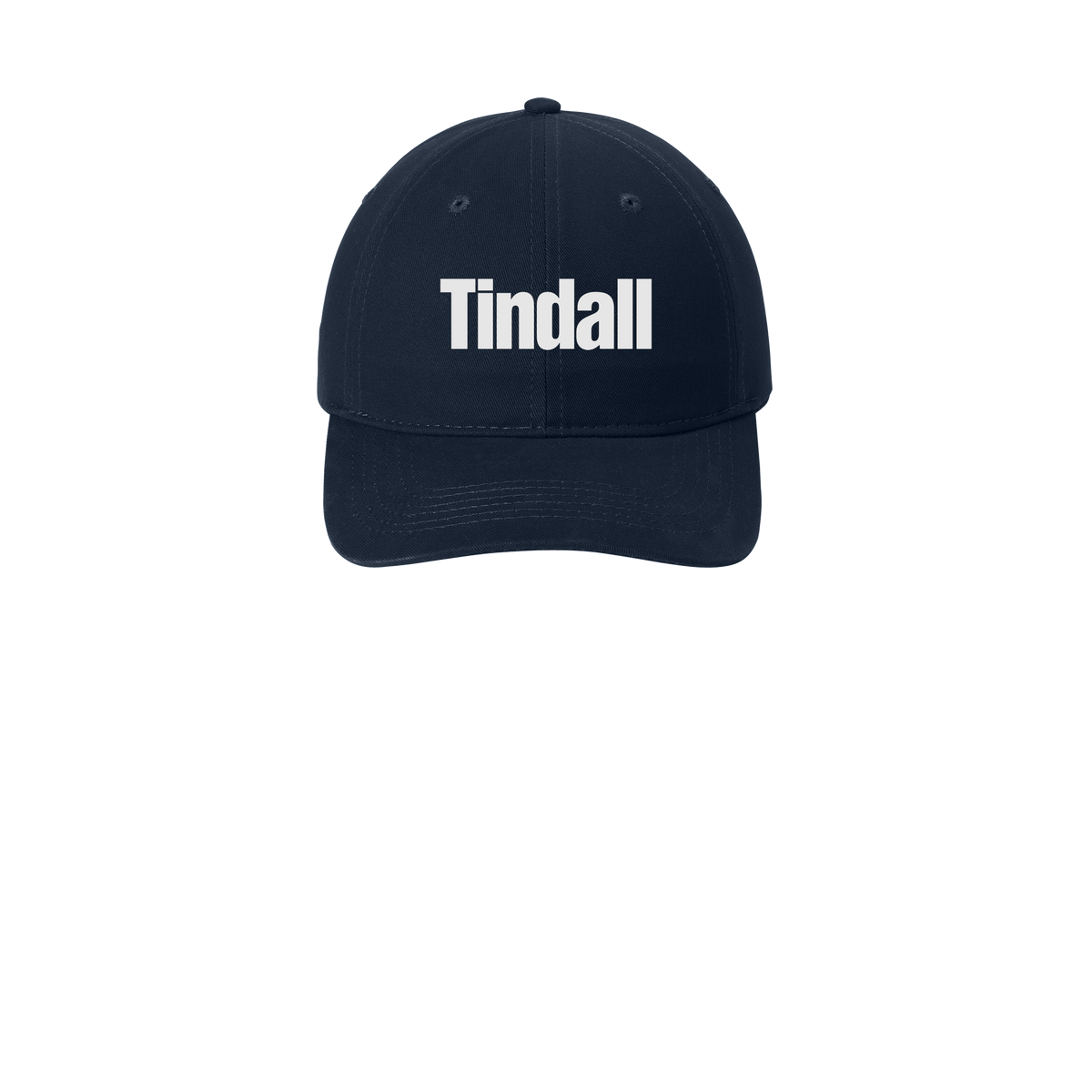 tindallcorp-low-profile-dad-cap-embroidery-capfront-CP77-navy-flat-front