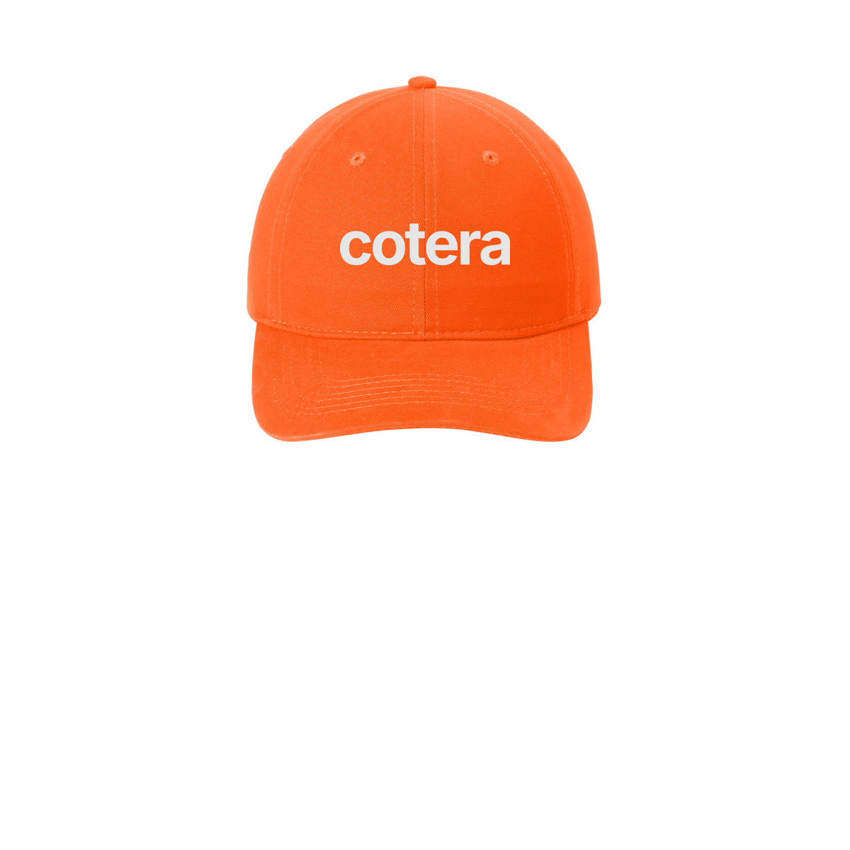 cotera-low-profile-dad-cap-embroidery-capfront-CP77-orange-flat-front