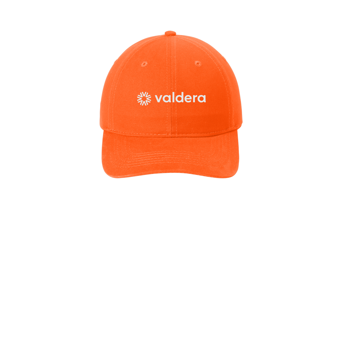 valdera-low-profile-dad-cap-embroidery-capfront-CP77-orange-flat-front