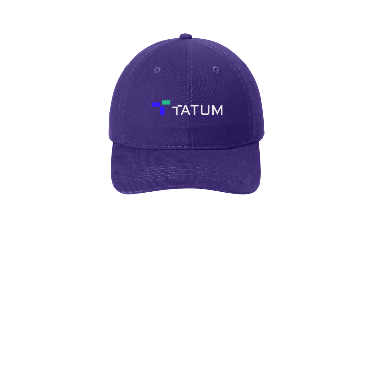 tatum-low-profile-dad-cap-embroidery-capfront-CP77-purple-flat-front