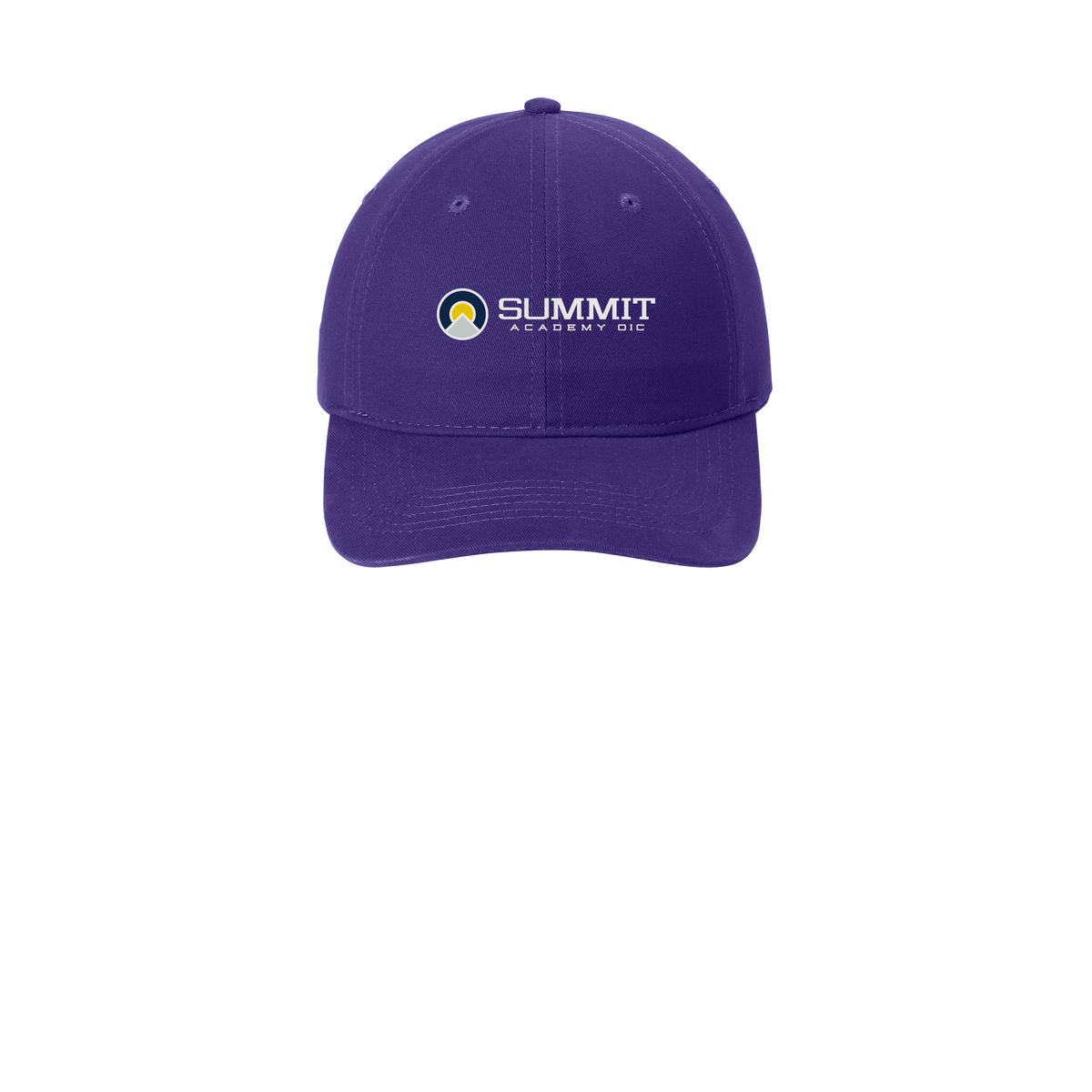 saoic-low-profile-dad-cap-embroidery-capfront-CP77-purple-flat-front