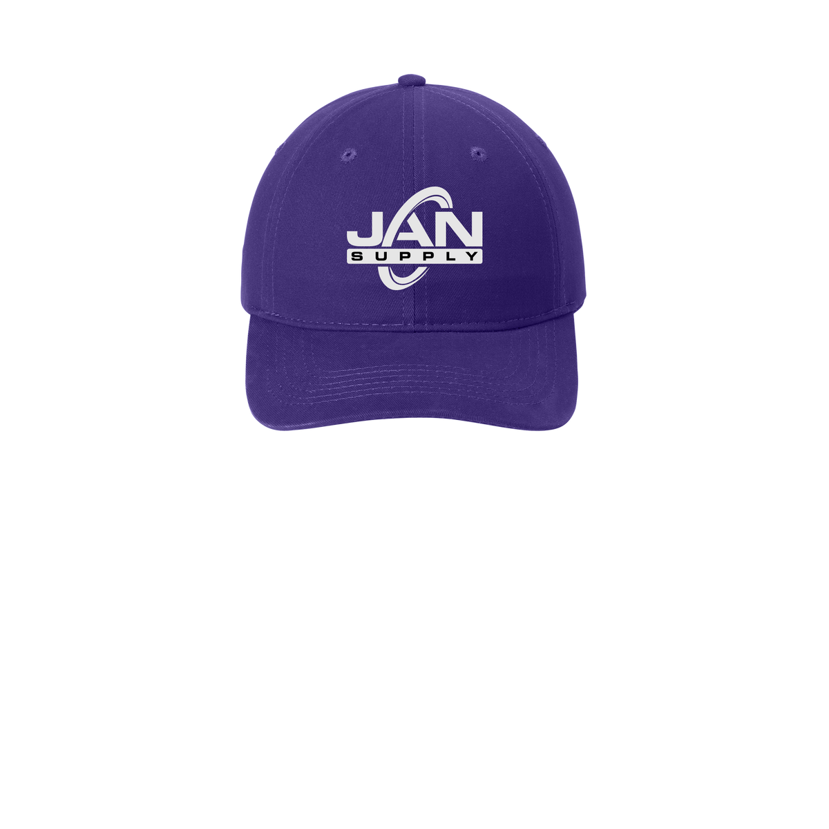 jan-pro-low-profile-dad-cap-embroidery-capfront-CP77-purple-flat-front
