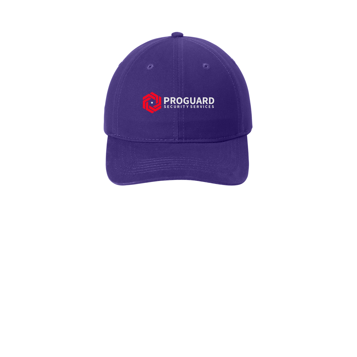 proguardsecurityservices-low-profile-dad-cap-embroidery-capfront-CP77-purple-flat-front