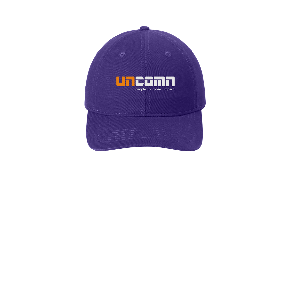 uncomn-low-profile-dad-cap-embroidery-capfront-CP77-purple-flat-front