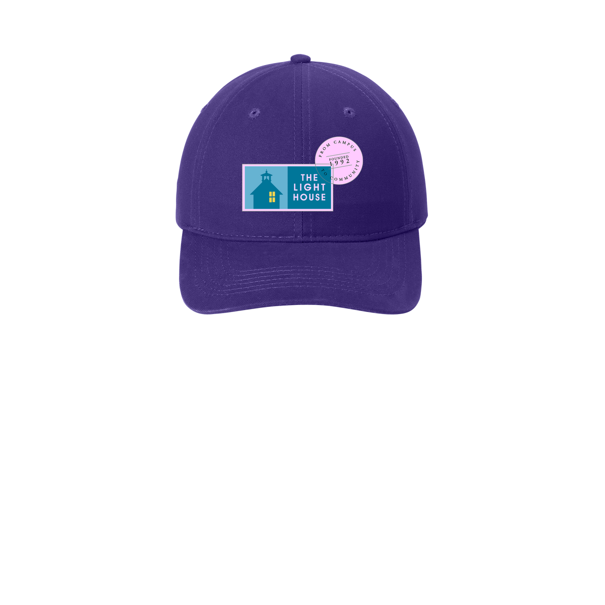 lhcampus-low-profile-dad-cap-embroidery-capfront-CP77-purple-flat-front