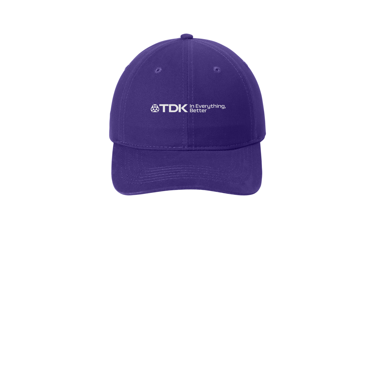 tdk-low-profile-dad-cap-embroidery-capfront-CP77-purple-flat-front