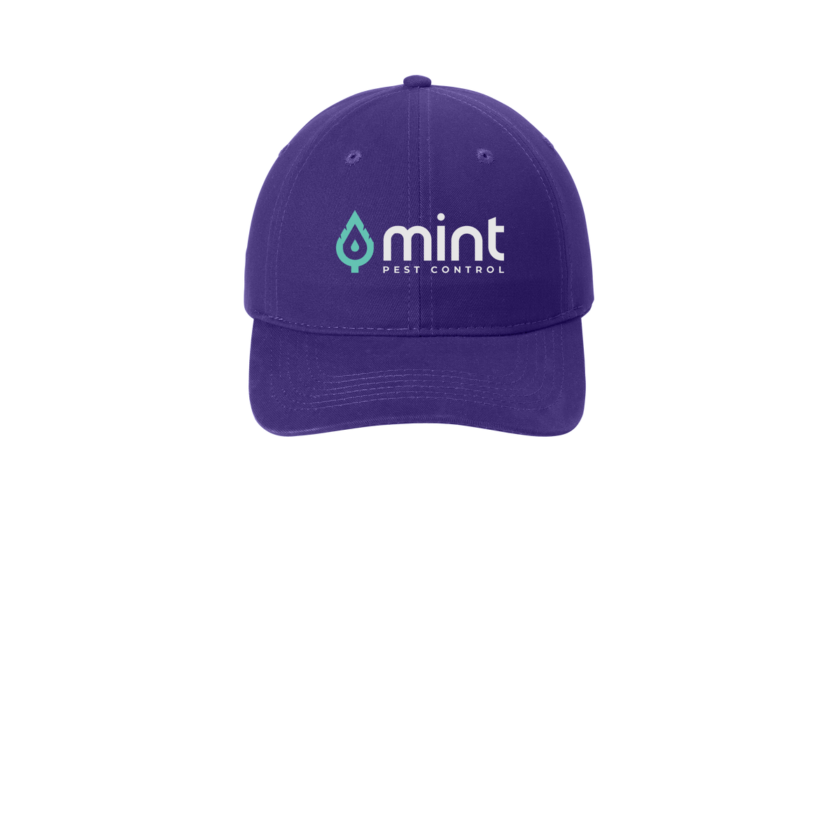 mintpest-low-profile-dad-cap-embroidery-capfront-CP77-purple-flat-front