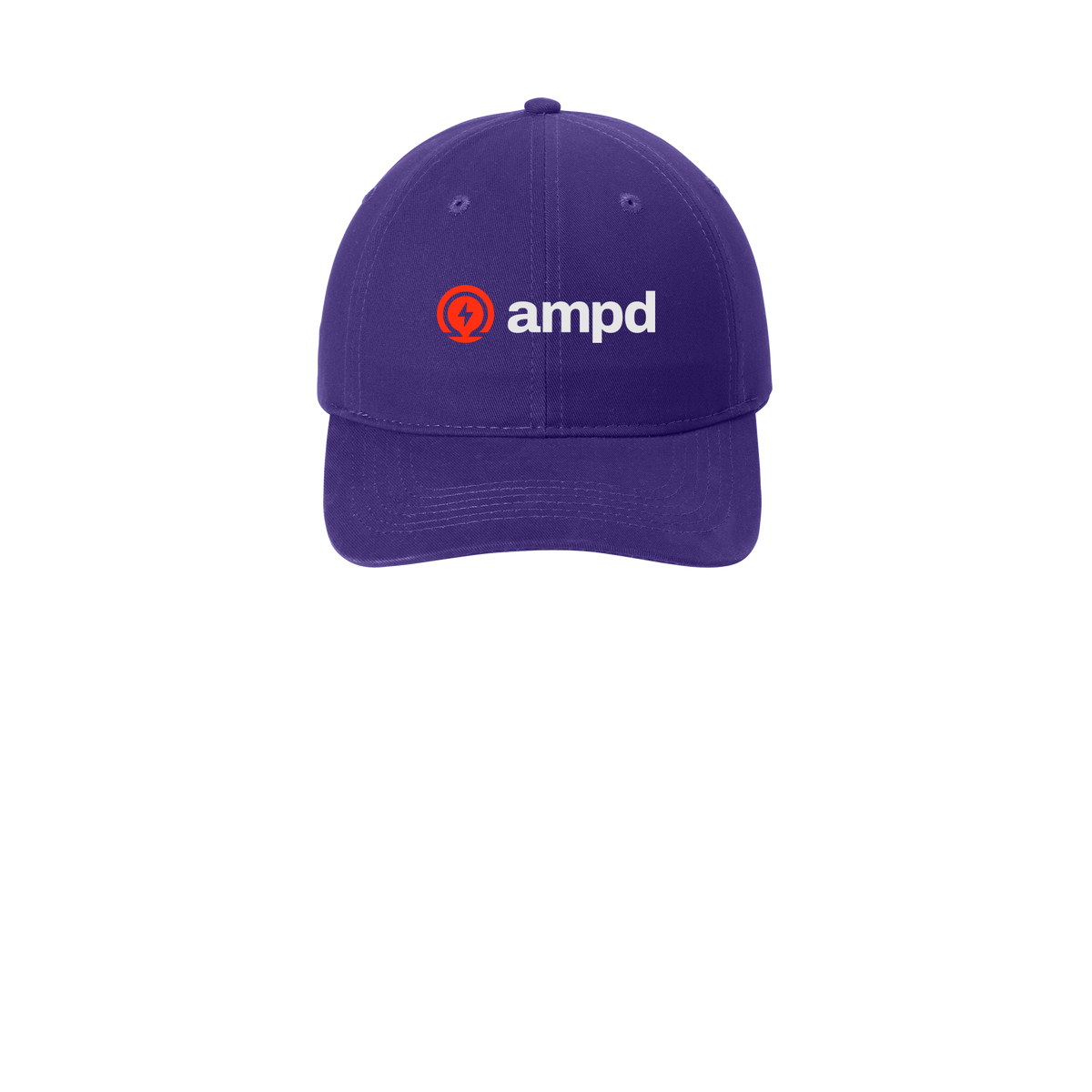 ampd-low-profile-dad-cap-embroidery-capfront-CP77-purple-flat-front