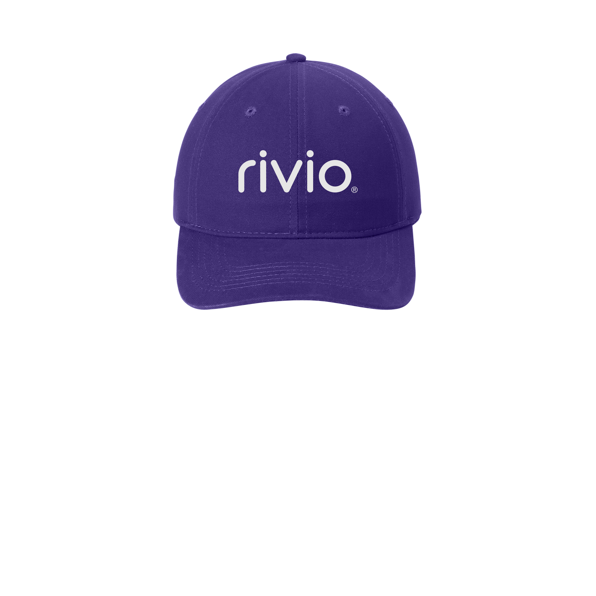rivio-low-profile-dad-cap-embroidery-capfront-CP77-purple-flat-front
