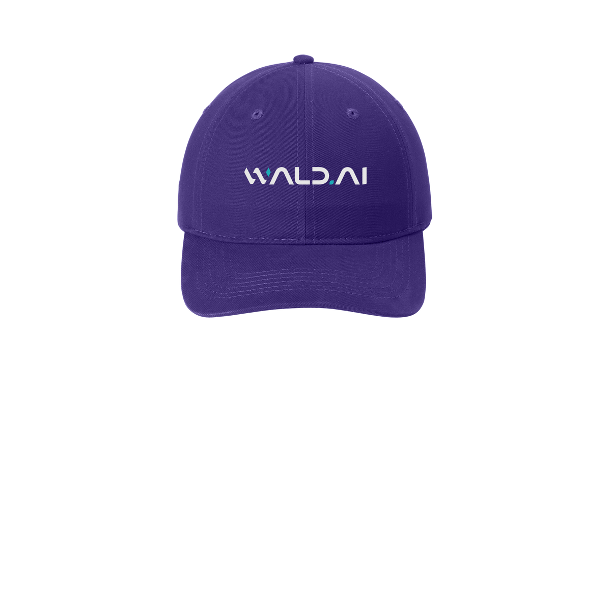 wald-low-profile-dad-cap-embroidery-capfront-CP77-purple-flat-front