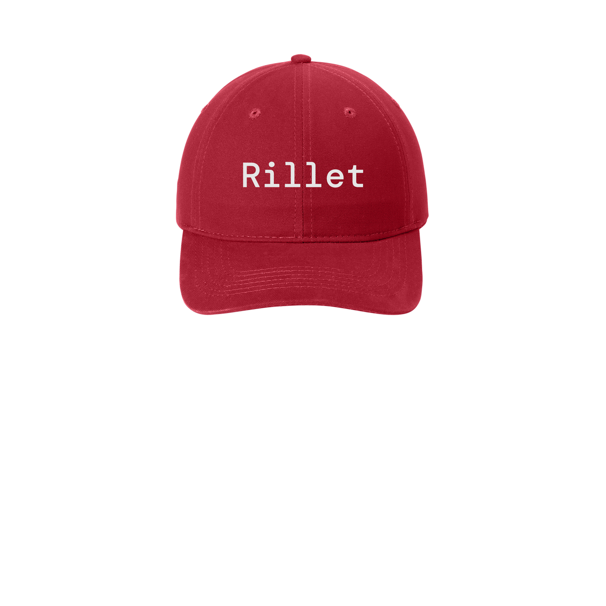 rillet-low-profile-dad-cap-embroidery-capfront-CP77-red-flat-front
