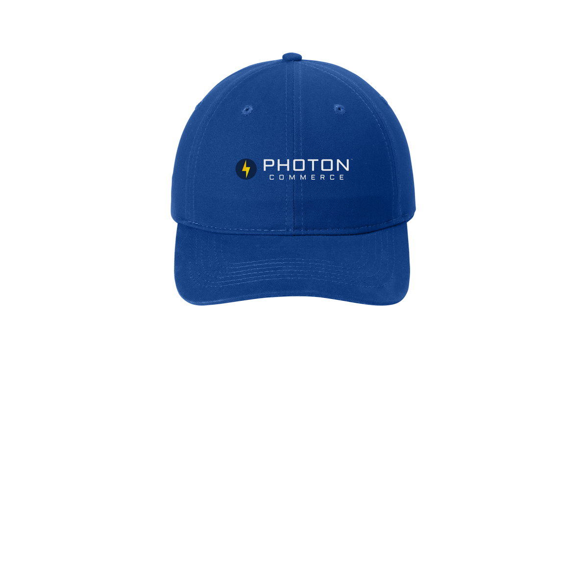 photoncommerce-low-profile-dad-cap-embroidery-capfront-CP77-royal-flat-front
