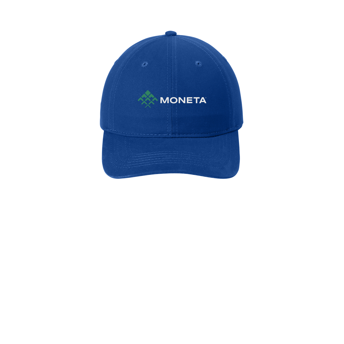 monetagroup-low-profile-dad-cap-embroidery-capfront-CP77-royal-flat-front