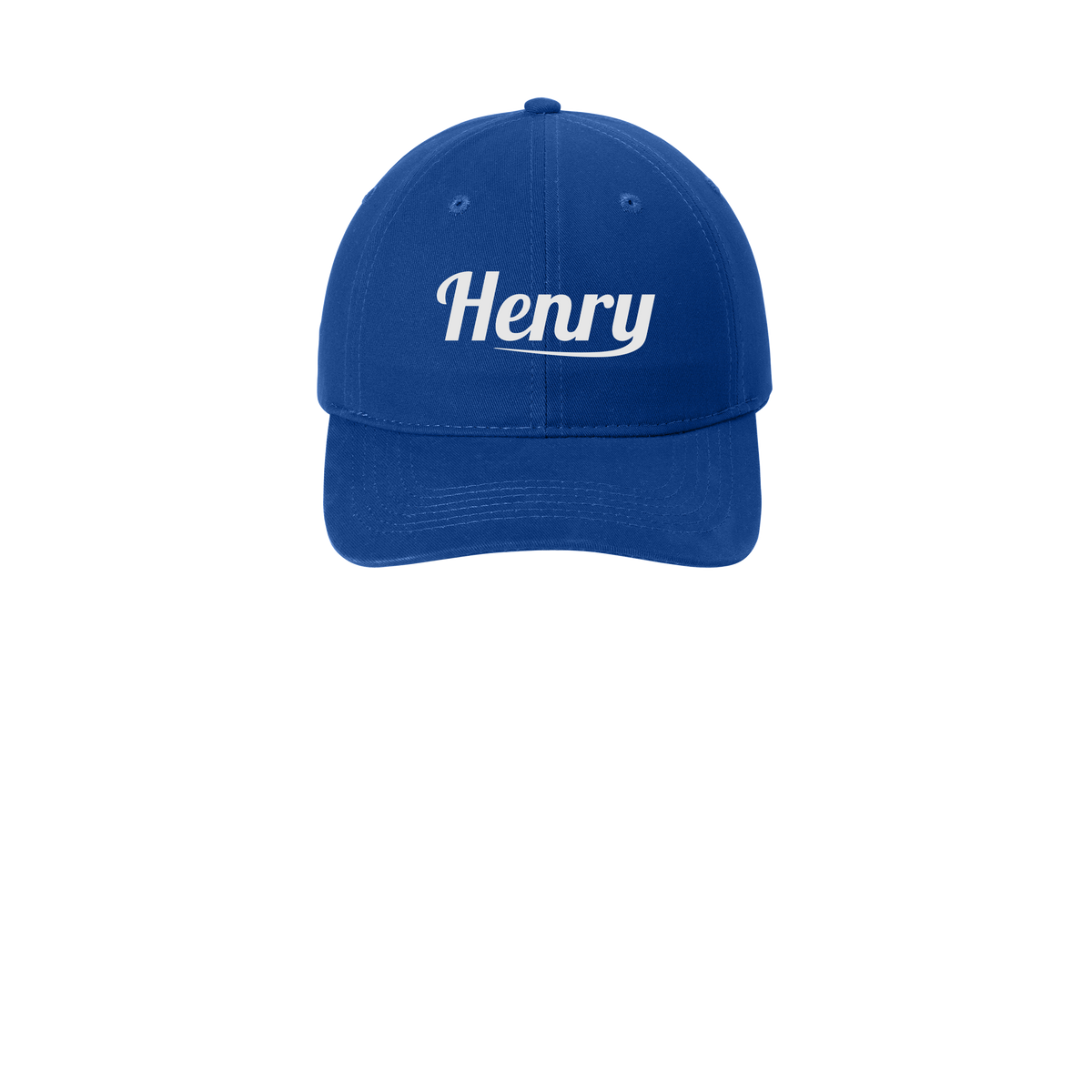 henrymeds-low-profile-dad-cap-embroidery-capfront-CP77-royal-flat-front
