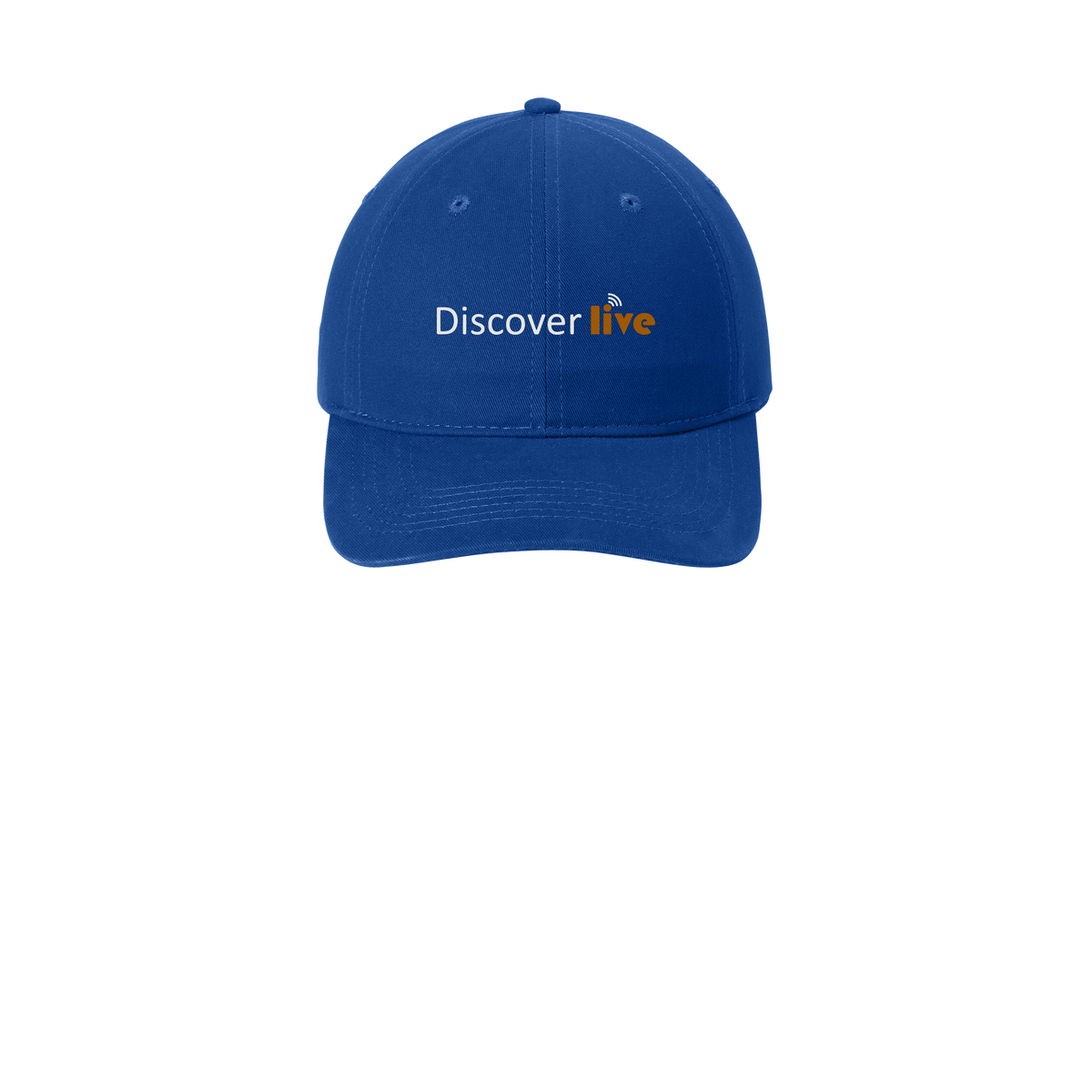 discover-low-profile-dad-cap-embroidery-capfront-CP77-royal-flat-front