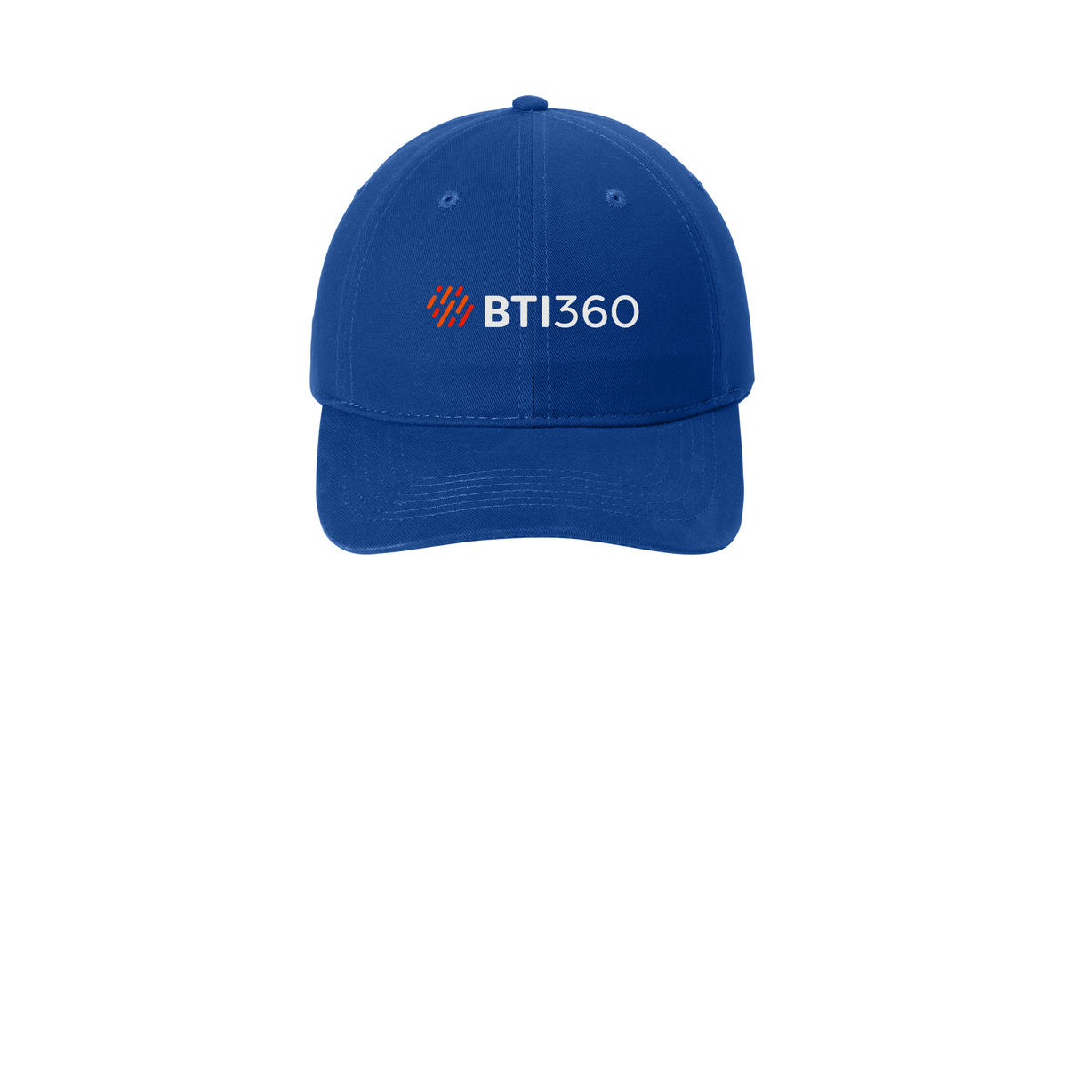 bti360-low-profile-dad-cap-embroidery-capfront-CP77-royal-flat-front