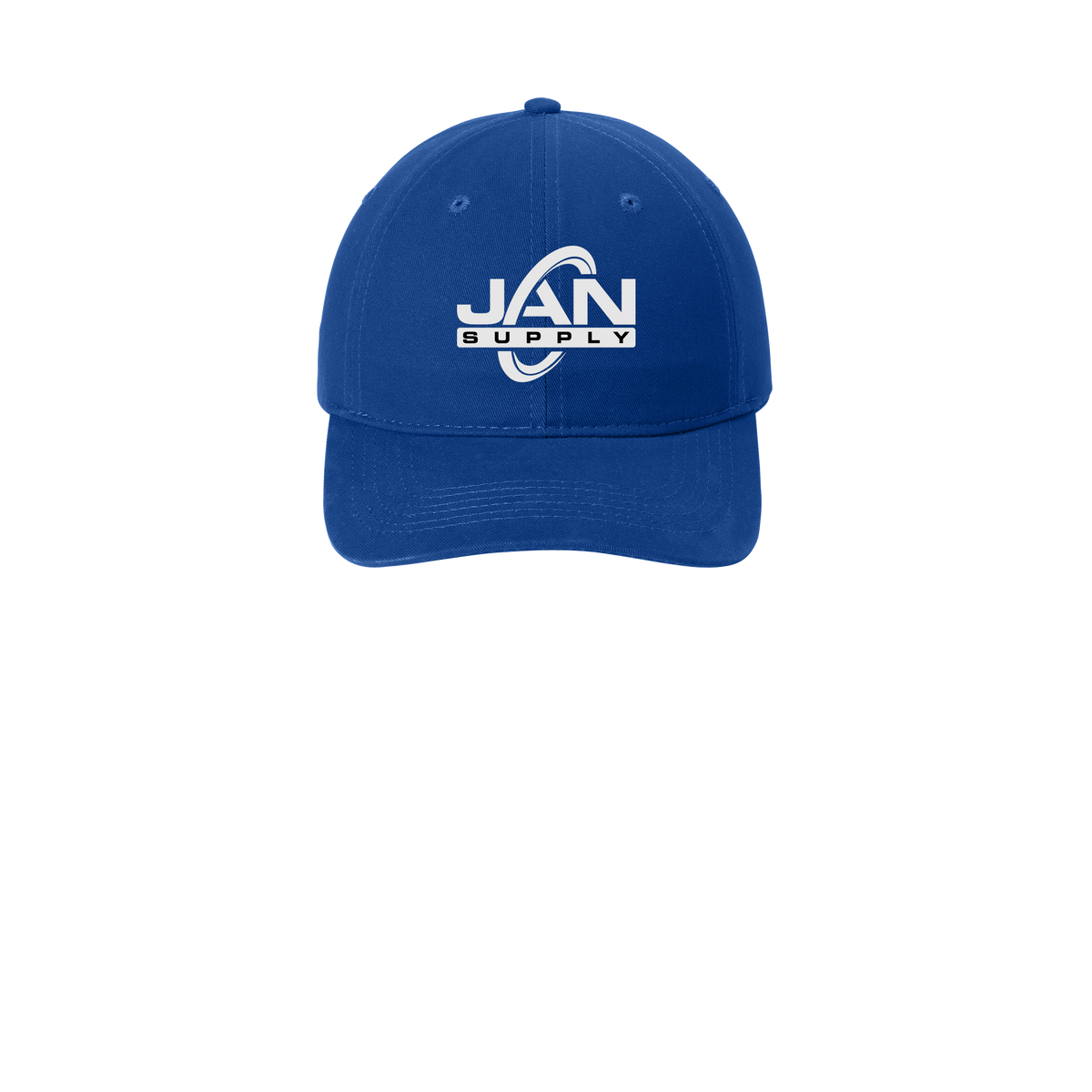 jan-pro-low-profile-dad-cap-embroidery-capfront-CP77-royal-flat-front