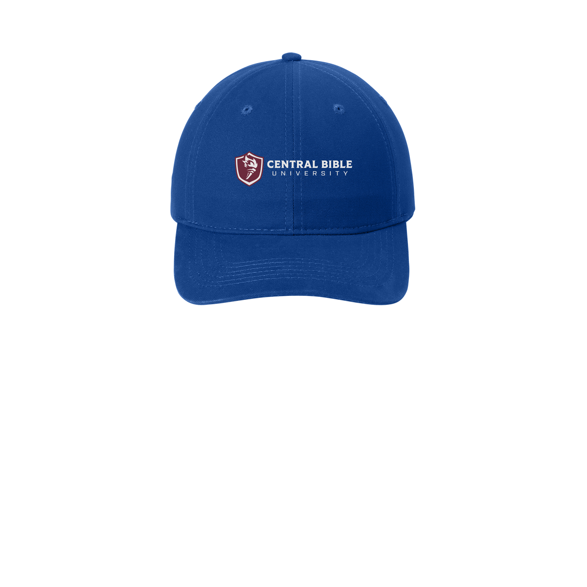 centralbible-low-profile-dad-cap-embroidery-capfront-CP77-royal-flat-front