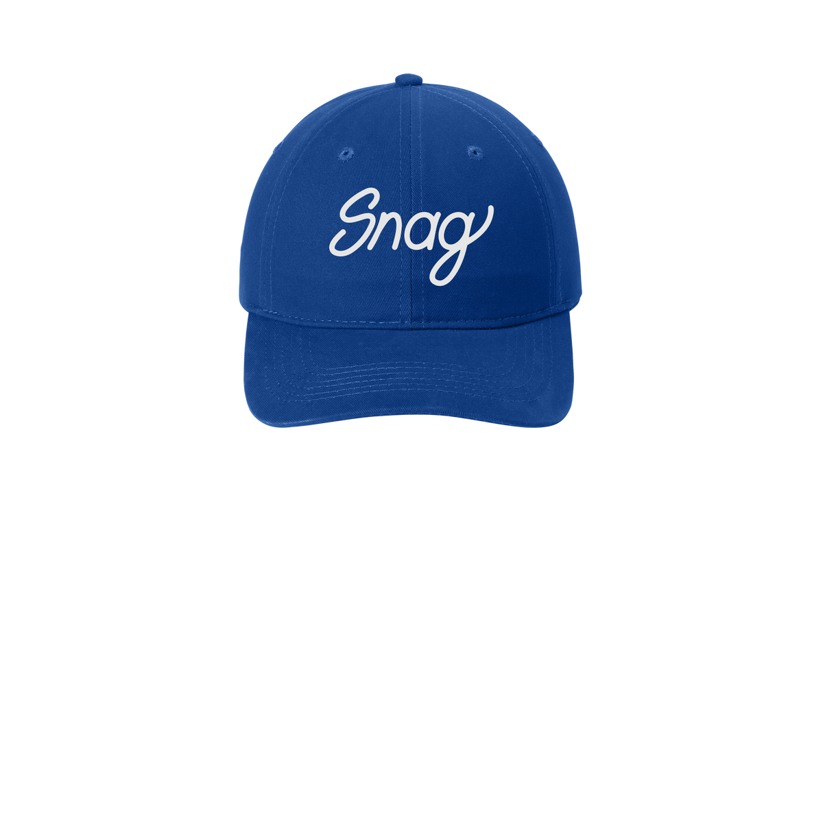 snagdelivery-low-profile-dad-cap-embroidery-capfront-CP77-royal-flat-front