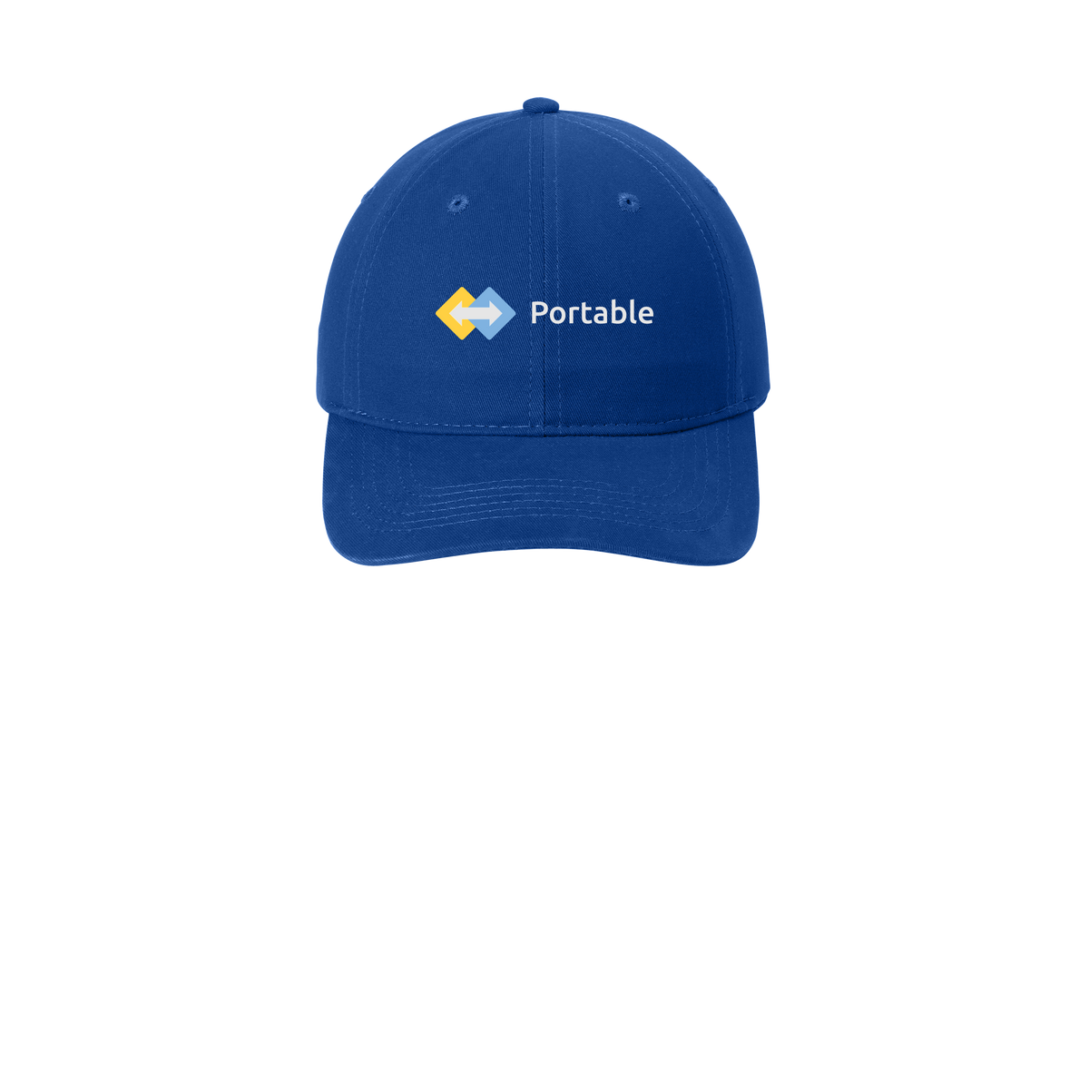 portable-low-profile-dad-cap-embroidery-capfront-CP77-royal-flat-front