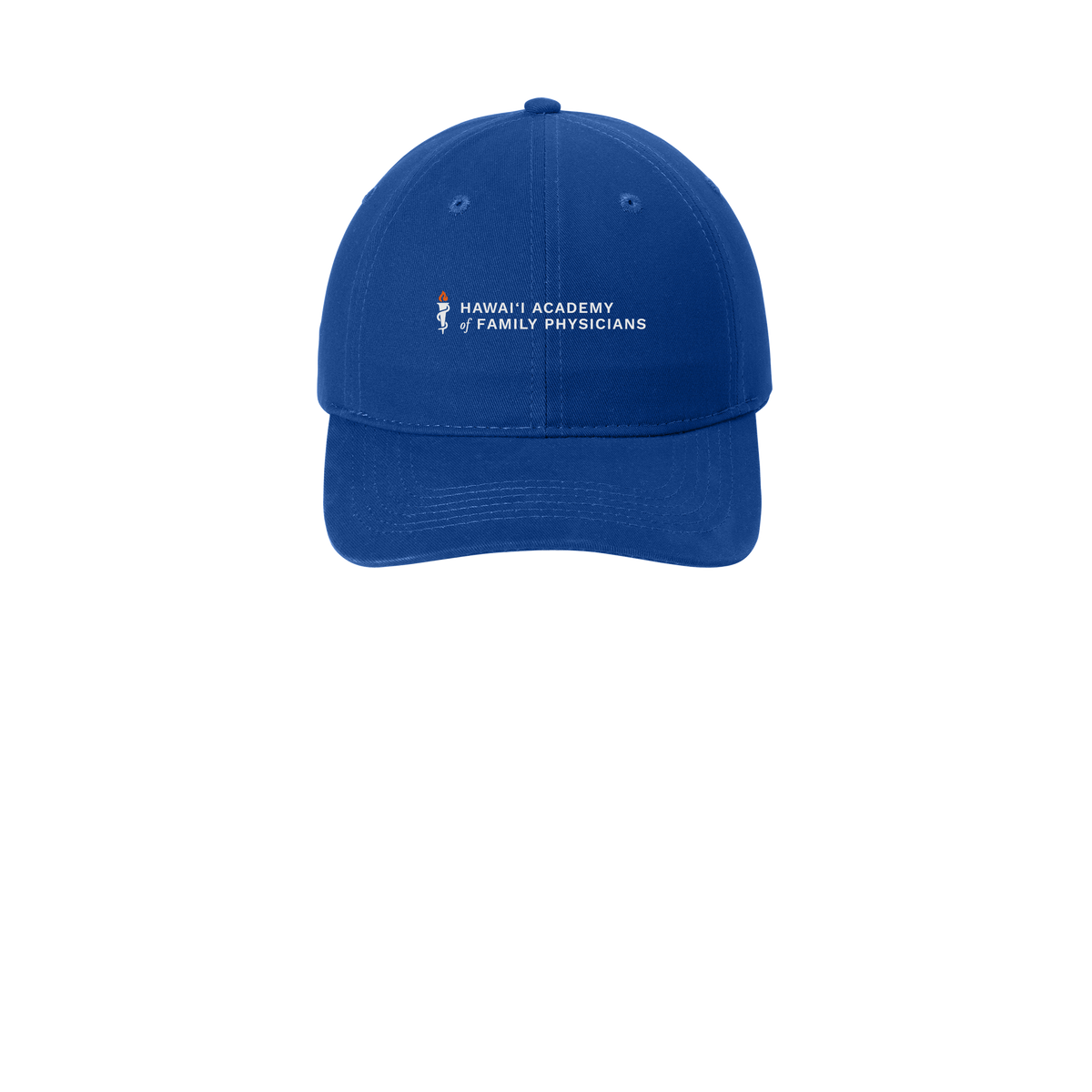 hafp-low-profile-dad-cap-embroidery-capfront-CP77-royal-flat-front