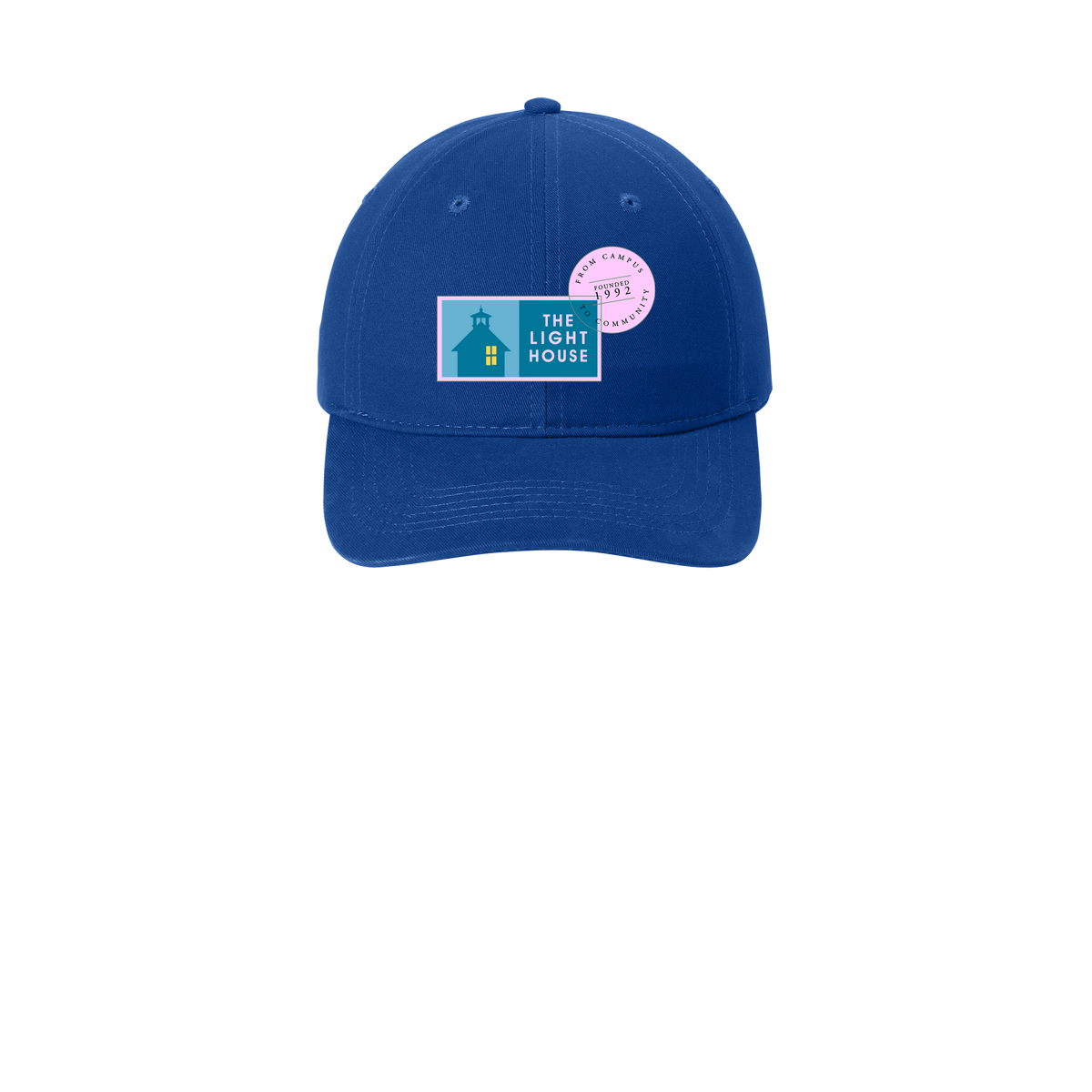 lhcampus-low-profile-dad-cap-embroidery-capfront-CP77-royal-flat-front
