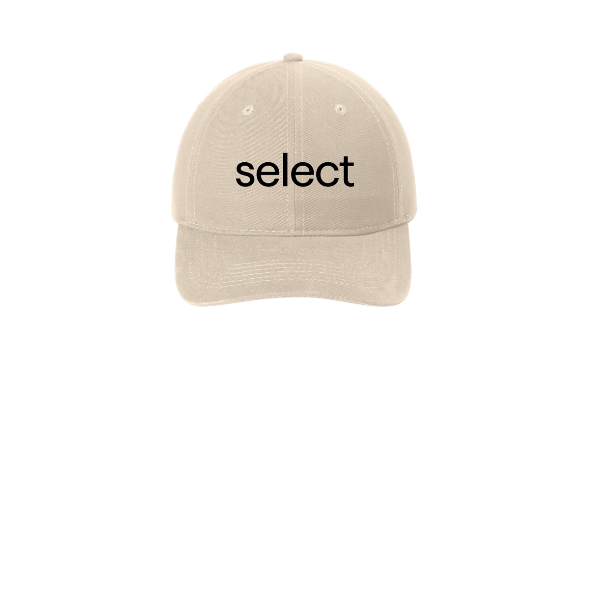 meetselect-low-profile-dad-cap-embroidery-capfront-CP77-stone-flat-front