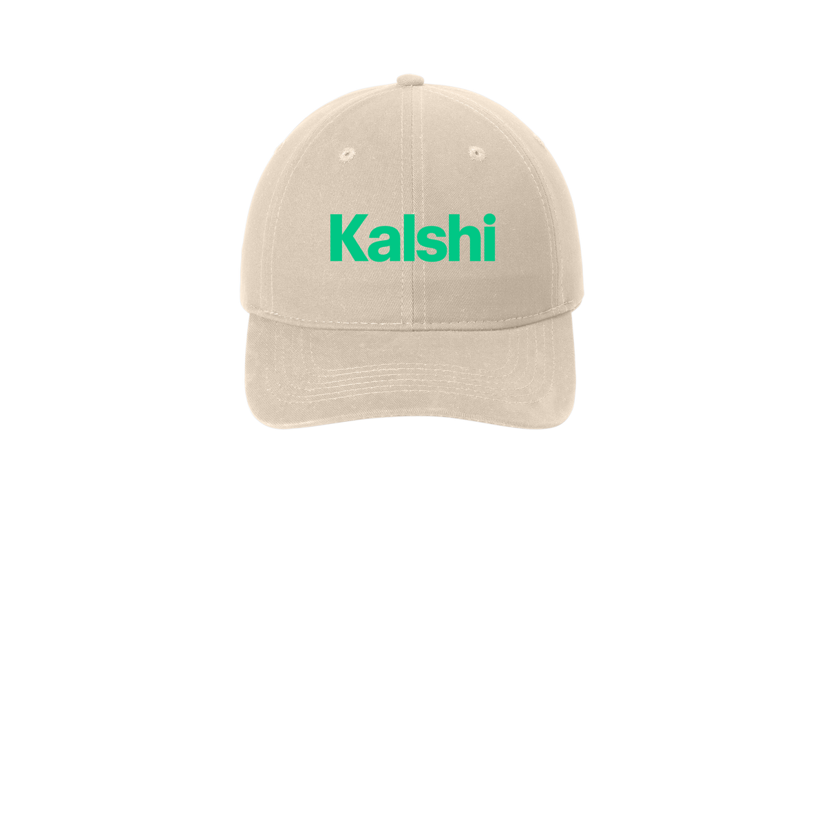 kalshi-low-profile-dad-cap-embroidery-capfront-CP77-stone-flat-front
