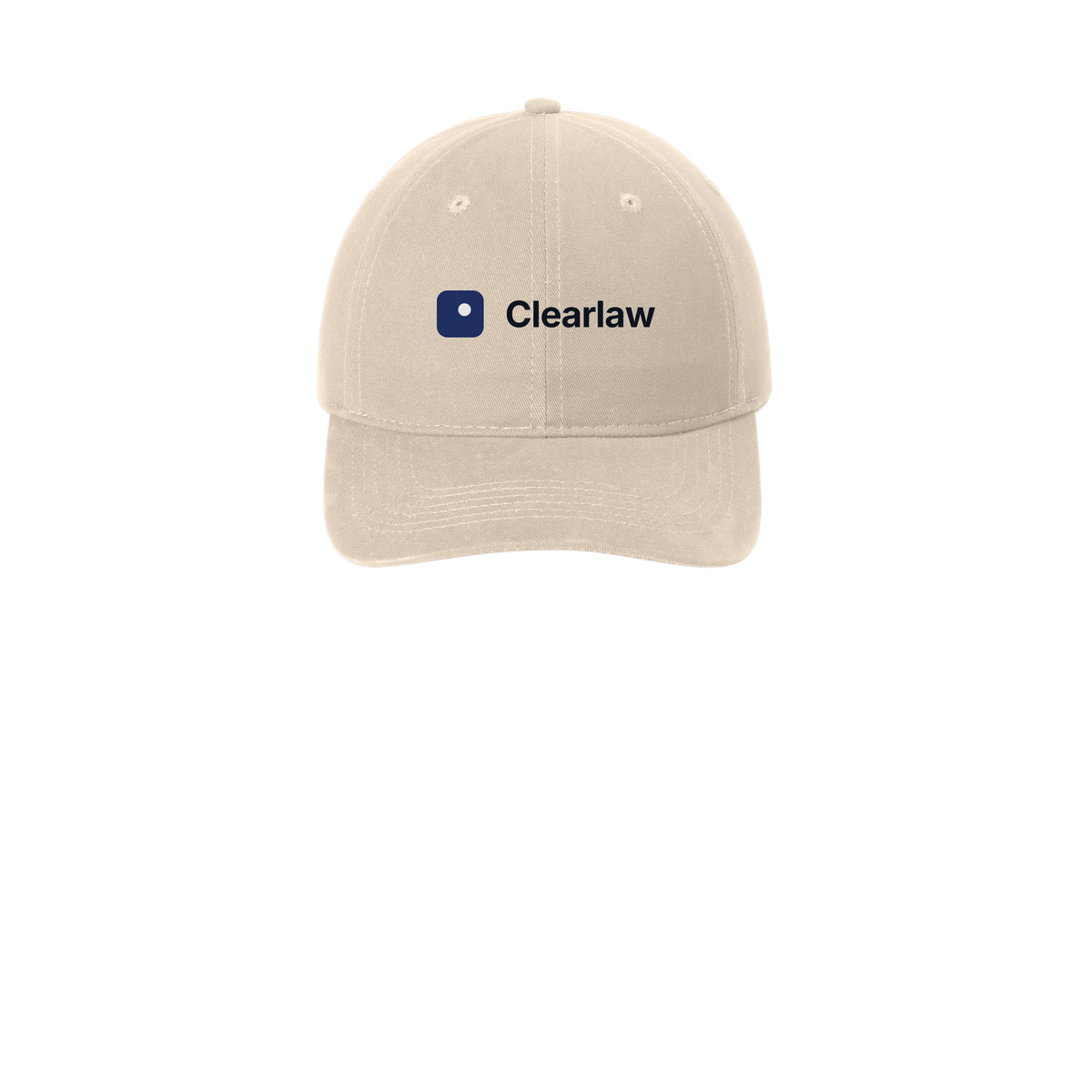 clearlaw-low-profile-dad-cap-embroidery-capfront-CP77-stone-flat-front