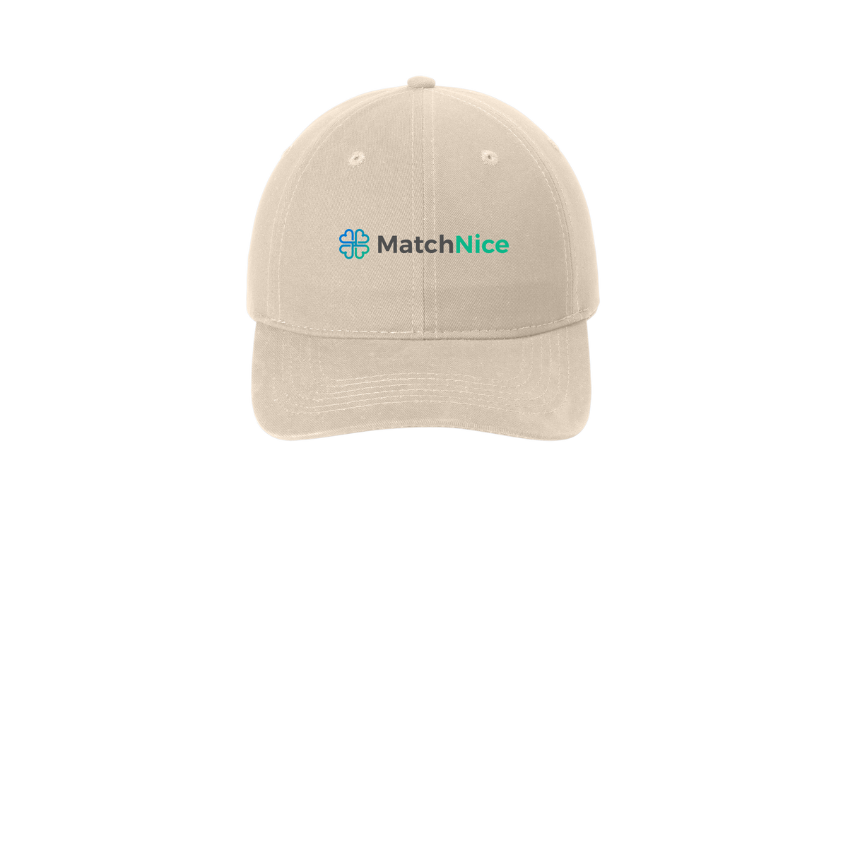 matchnice-low-profile-dad-cap-embroidery-capfront-CP77-stone-flat-front