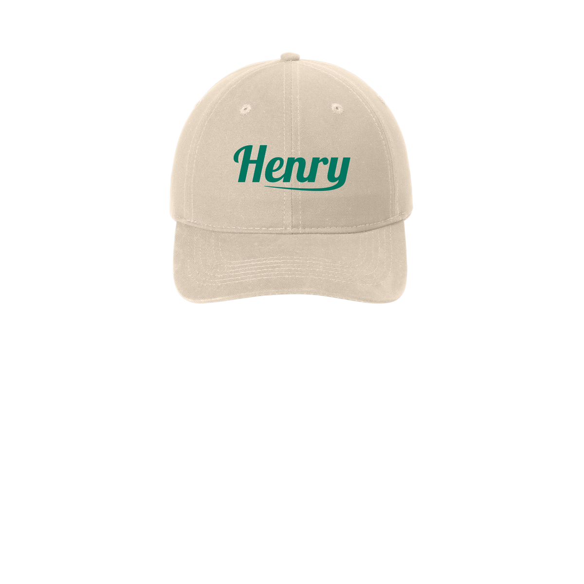 henrymeds-low-profile-dad-cap-embroidery-capfront-CP77-stone-flat-front