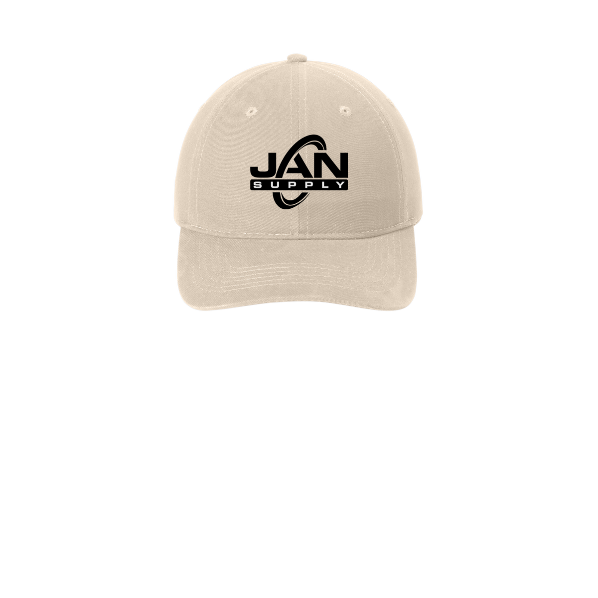 jan-pro-low-profile-dad-cap-embroidery-capfront-CP77-stone-flat-front