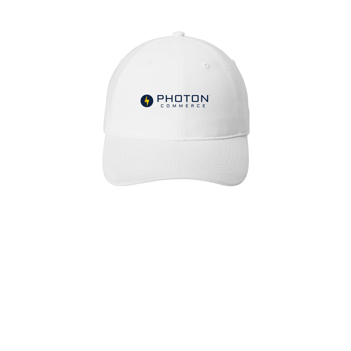 photoncommerce-low-profile-dad-cap-embroidery-capfront-CP77-white-flat-front