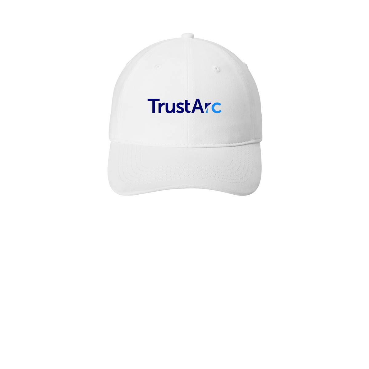 trustarc-low-profile-dad-cap-embroidery-capfront-CP77-white-flat-front