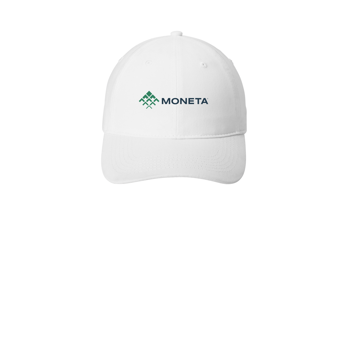 monetagroup-low-profile-dad-cap-embroidery-capfront-CP77-white-flat-front
