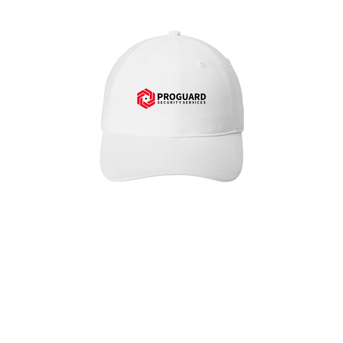proguardsecurityservices-low-profile-dad-cap-embroidery-capfront-CP77-white-flat-front