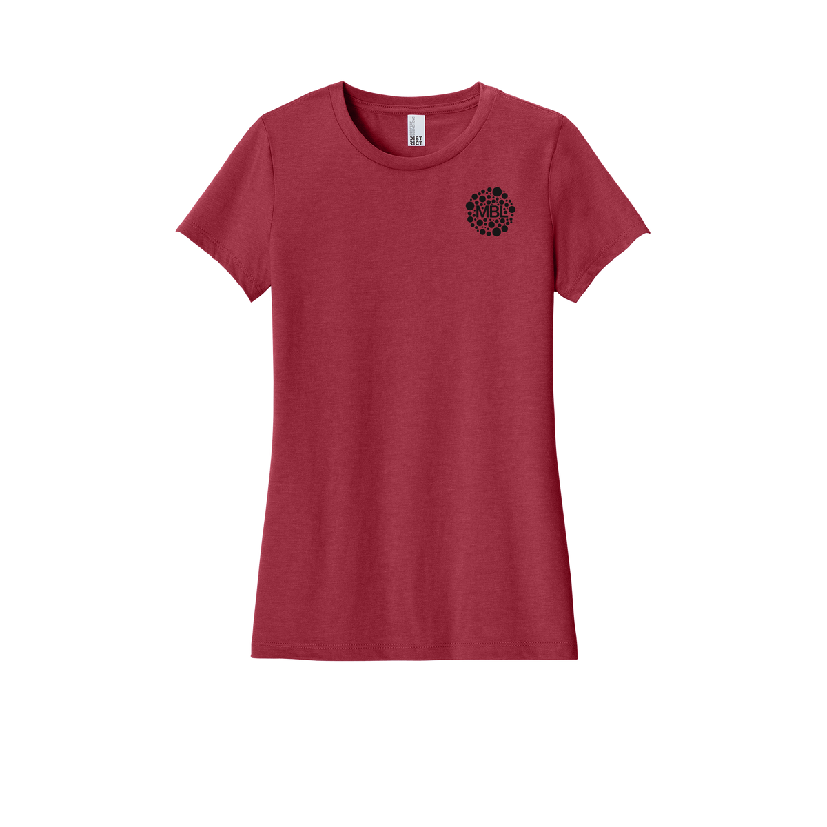 microbiomelabs-district-womens-perfect-blend-tee-dtf-leftchest-DM108L-heatheredred-flat-front
