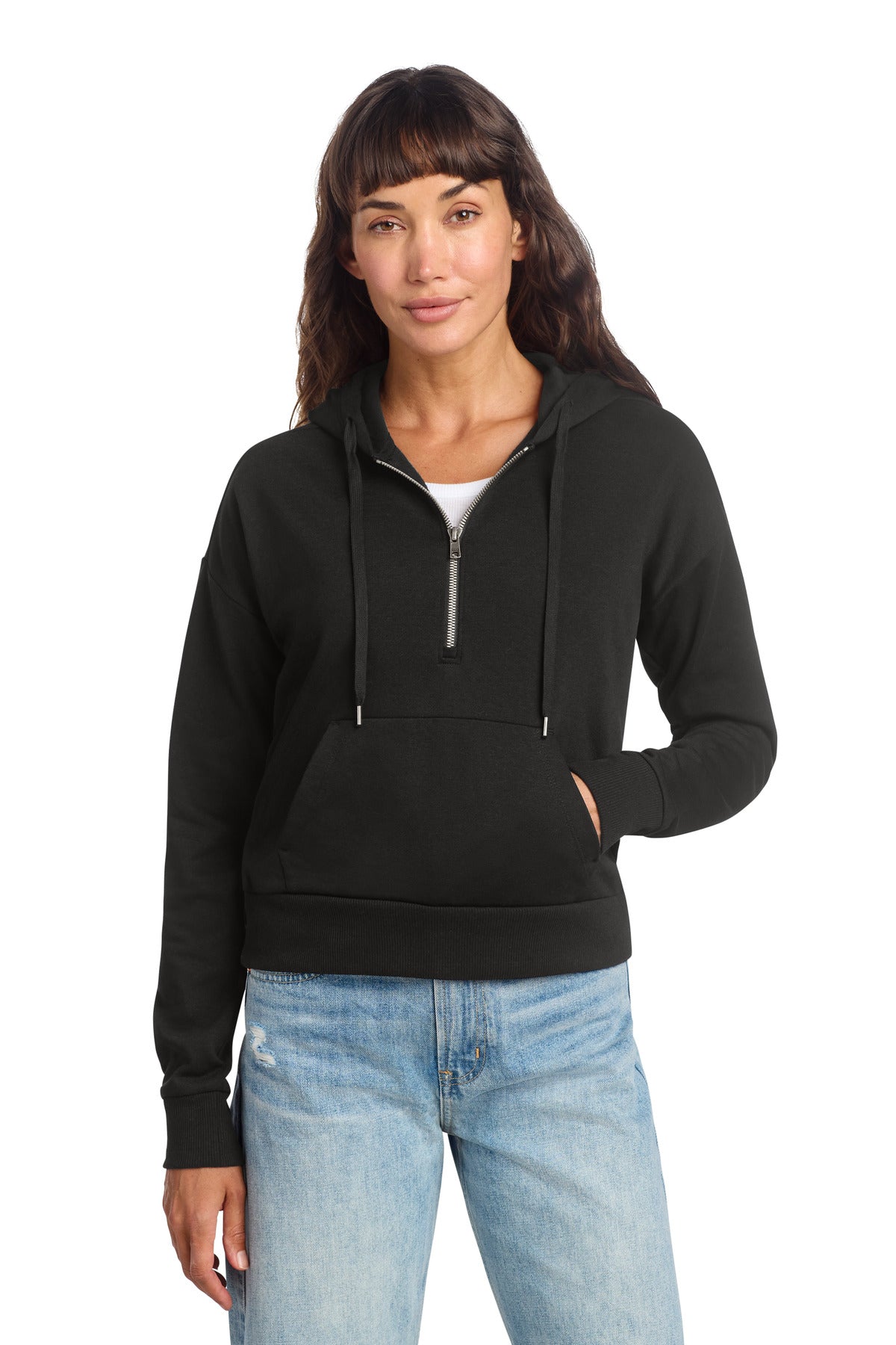 District® Women's Perfect Tri® Fleece 1/2-Zip Pullover DT1311