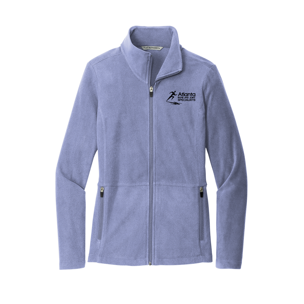 atlantaboneandjoint-womens-pro-microfleece-jacket-embroidery-leftchest-L151-ceilblue-flat-front